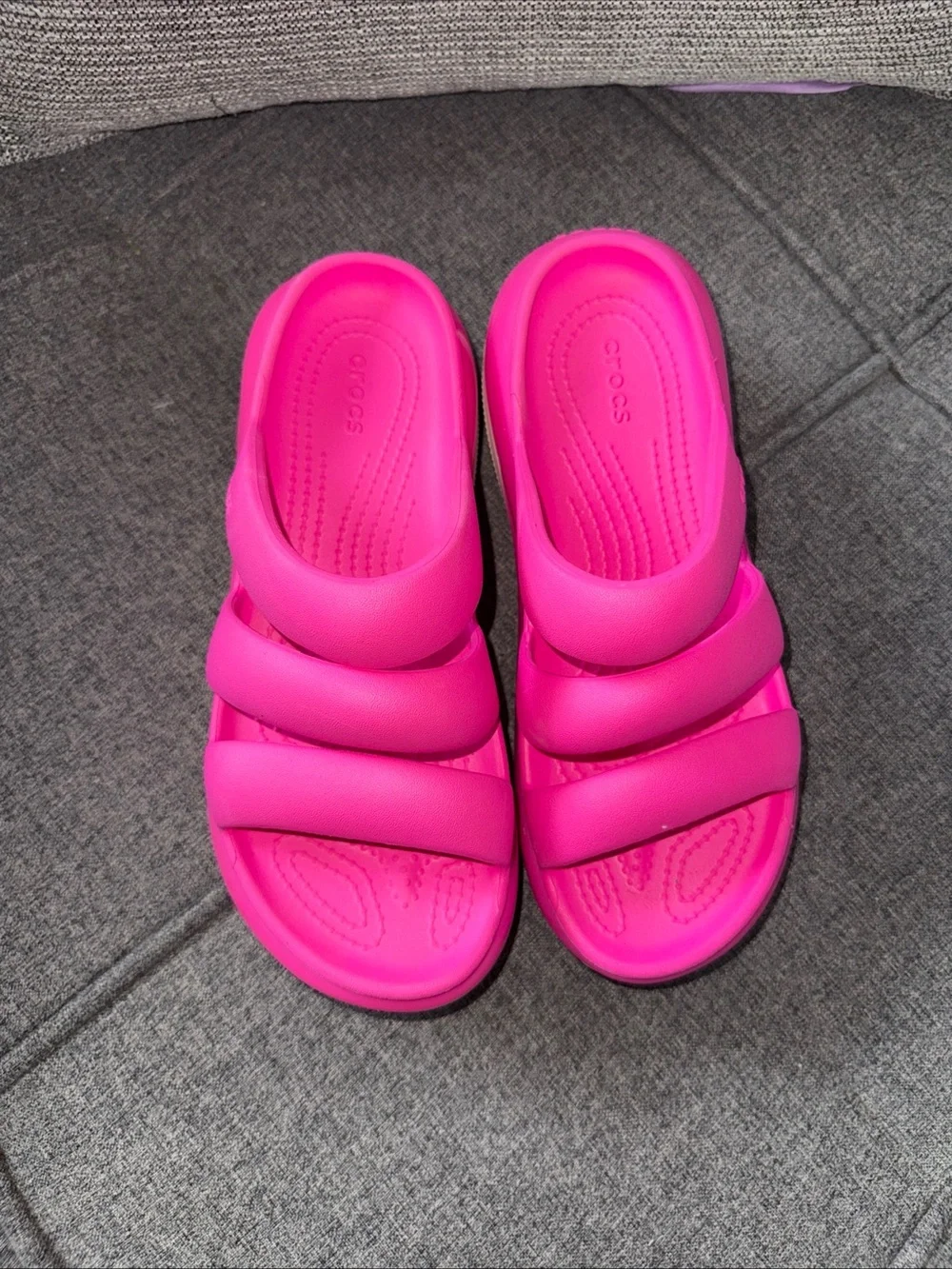 CROCS Platform MEGA CRUSH TRIPLE STRAP PINK CRUSH Women’s 8.0